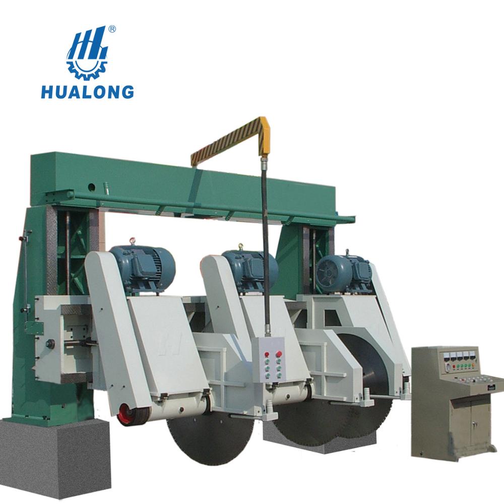 Hualong Stone Machinery 3-дисковый станок для резки бордюрного камня для гранитного камня Ganite HLSQ3-2600