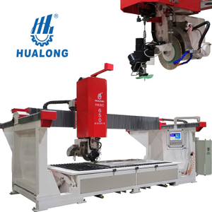 HUALONG HKNC-650J высокоэффективная резка и струйная 5-осевая машина для резки камня с ЧПУ SawJet с мостовой пилой и гидроабразивной пилой